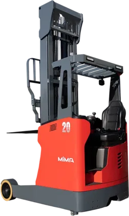 Reach truck elektrik MiMA merah